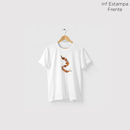 Camiseta Algoodão Branco - cód 0847