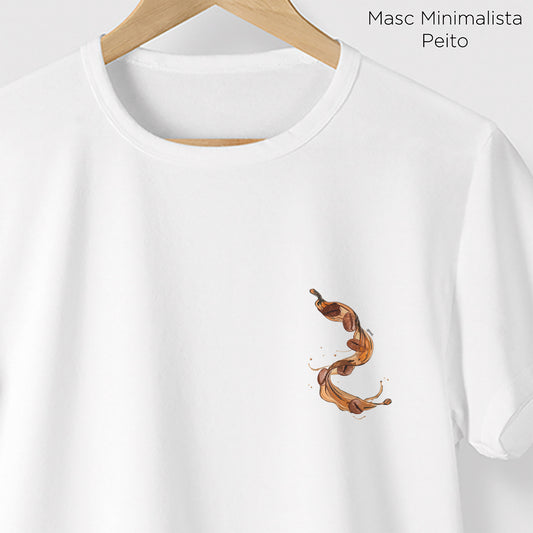 Camiseta Algoodão Branco - cód 0847