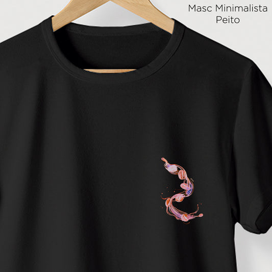 Camiseta Algoodão Preto - cód 0847
