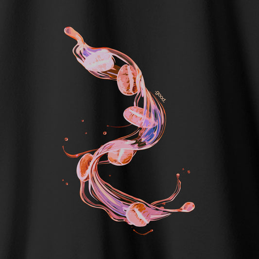 Camiseta Algoodão Preto - cód 0847
