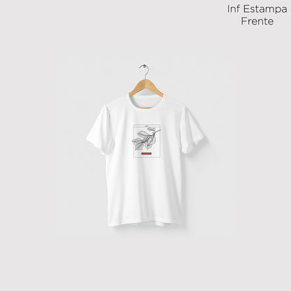 Camiseta Algoodão Branco - cód 0849