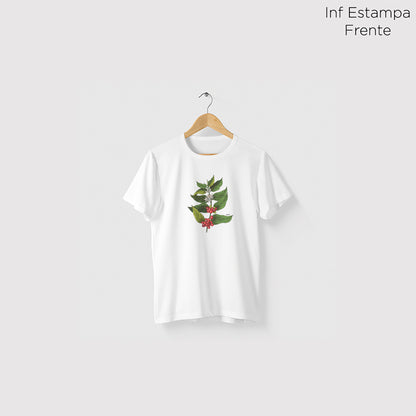 Camiseta Algoodão Branco - cód 0854
