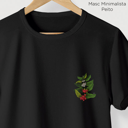 Camiseta Algoodão Preto - cód 0854
