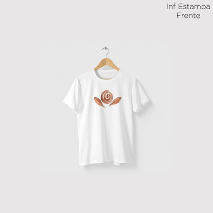 Camiseta Algoodão Branco - cód 0856