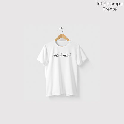 Camiseta Algoodão Branco - cód 0861