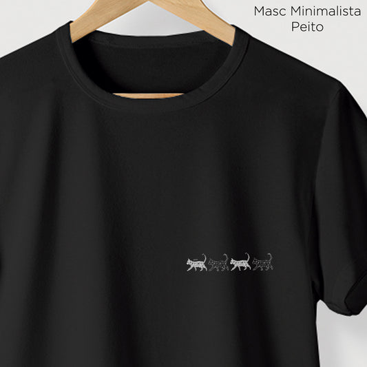 Camiseta Algoodão Preto - cód 0861