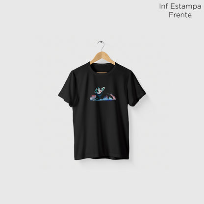 Camiseta Algoodão Preto - cód 0862