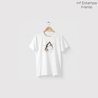 Camiseta Algoodão Branco - cód 0863
