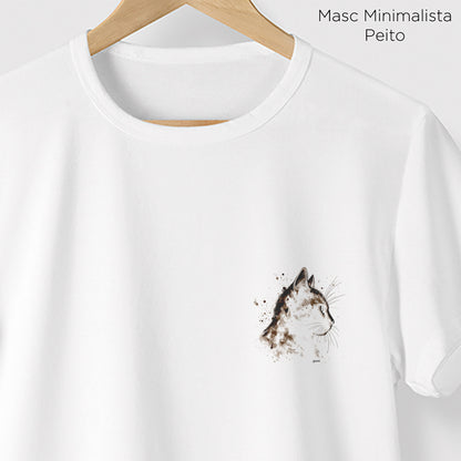 Camiseta Algoodão Branco - cód 0863