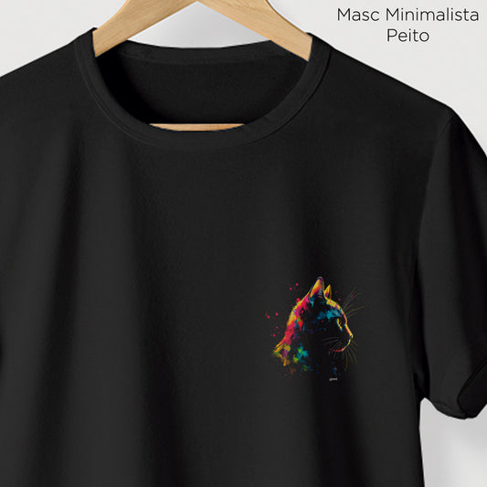 Camiseta Algoodão Preto - cód 0863