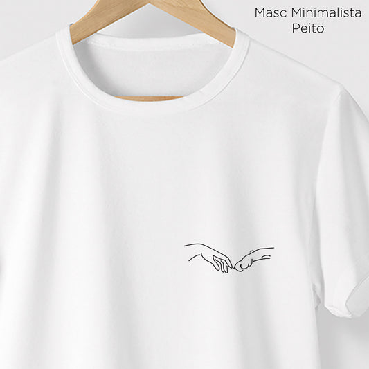 Camiseta Algoodão Branco - cód 0864
