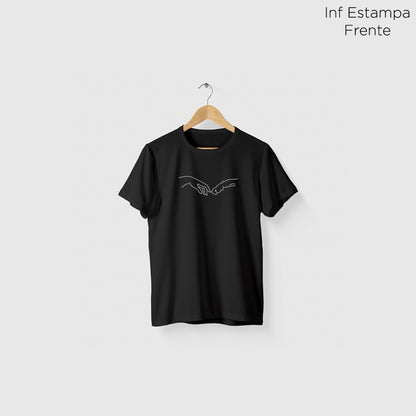 Camiseta Algoodão Preto - cód 0864