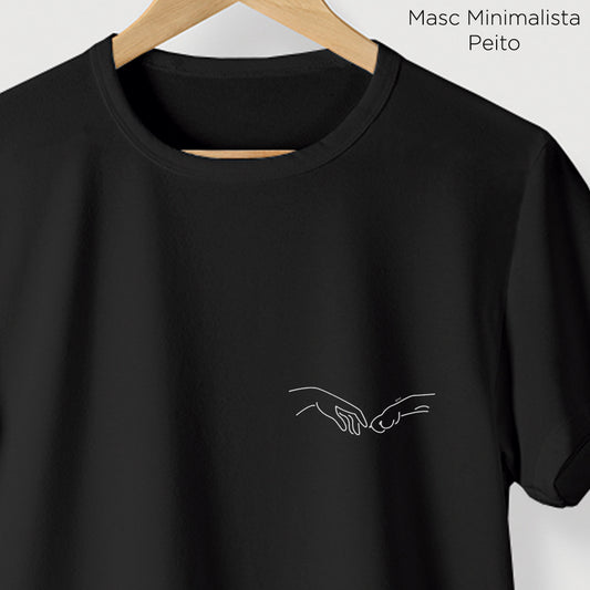 Camiseta Algoodão Preto - cód 0864
