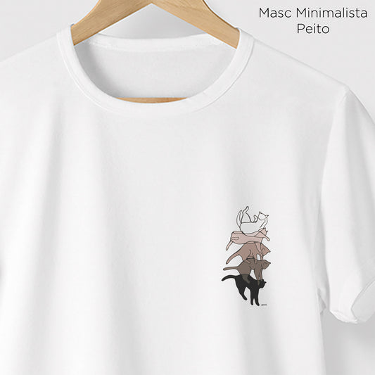 Camiseta Algoodão Branco - cód 0865