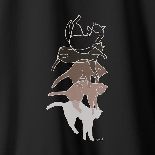 Camiseta Algoodão Preto - cód 0865