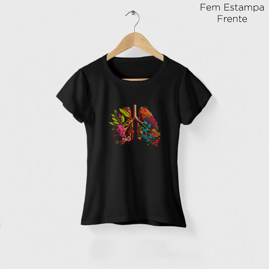 Camiseta Amazônia AR PURO - PRETO - cód 0909