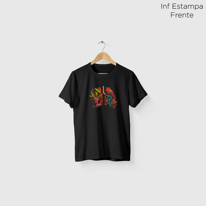 Camiseta Amazônia AR PURO - PRETO - cód 0909