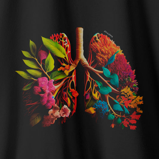 Camiseta Amazônia AR PURO - PRETO - cód 0909