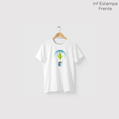 Camiseta Amazônia LÂMPADA - BRANCO - cód 0980