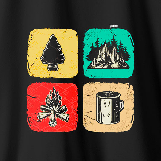 Camiseta Algoodão Preto - cód 10023