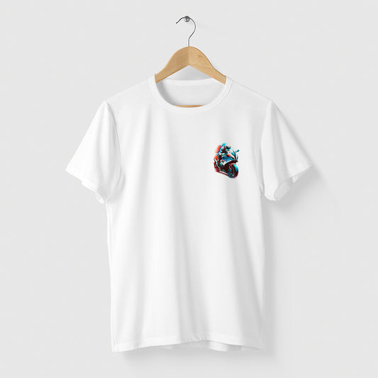 Camiseta Algoodão Branco - cód 10024