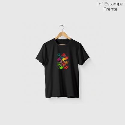 Camiseta Algoodão Preto - cód 10031