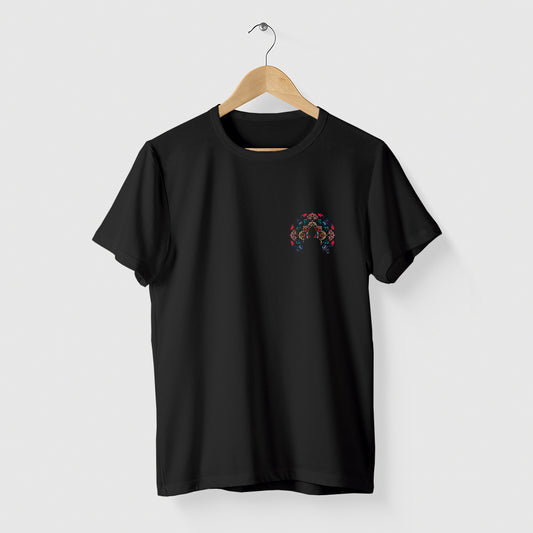 Camiseta Algoodão Preto - cód 10032