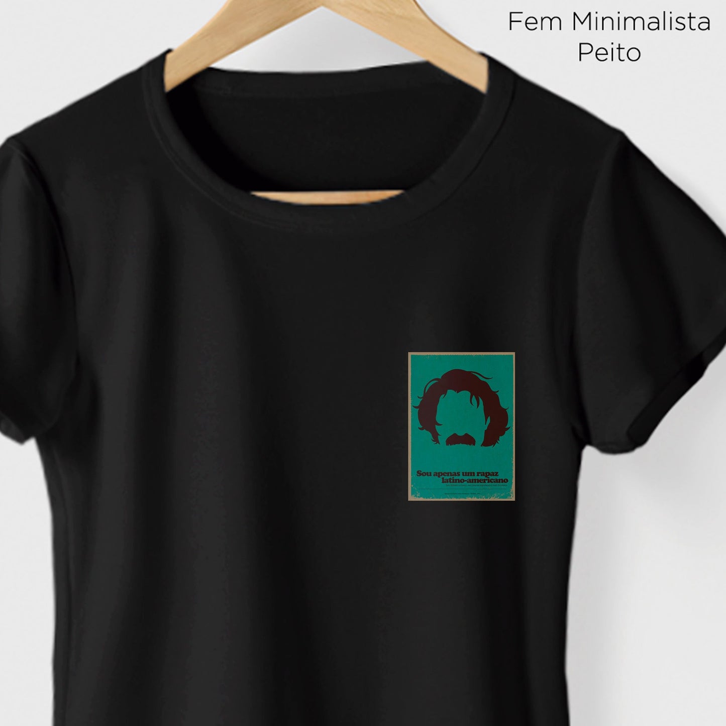Camiseta Amazônia MPB BELCHIOR - PRETO - cód 10042