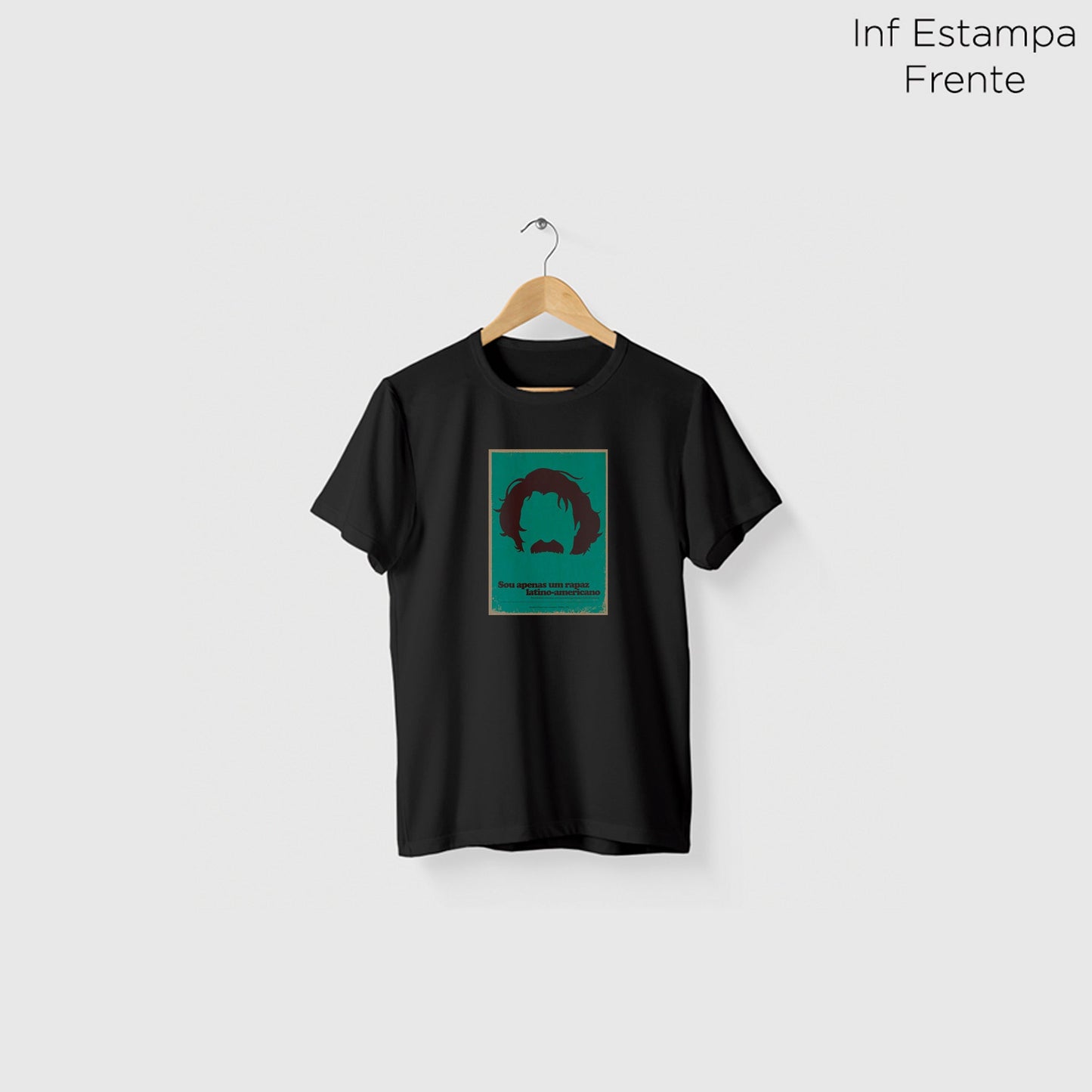 Camiseta Amazônia MPB BELCHIOR - PRETO - cód 10042