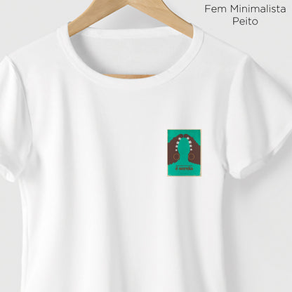 Camiseta Amazônia MPB CLARA NUNES - BRANCO - cód 10048