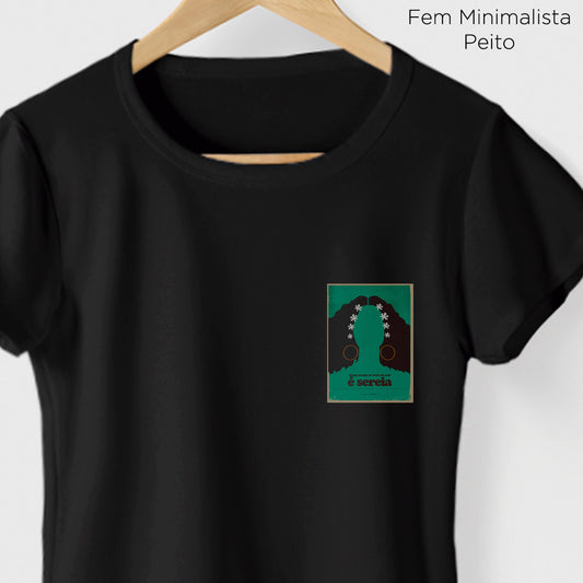Camiseta Amazônia MPB CLARA NUNES - PRETO - cód 10048