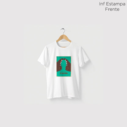 Camiseta Amazônia MPB CLARA NUNES - BRANCO - cód 10048