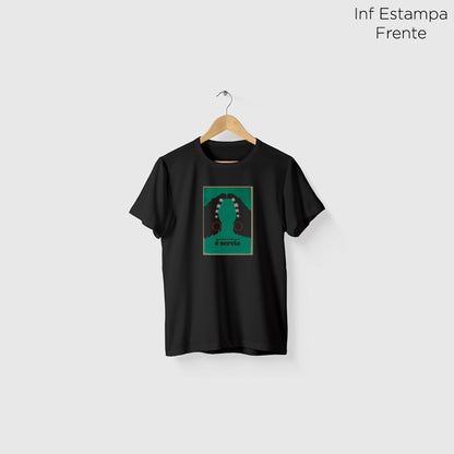Camiseta Amazônia MPB CLARA NUNES - PRETO - cód 10048