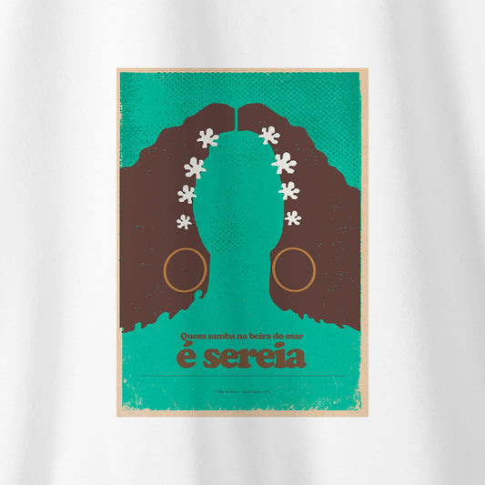 Camiseta Amazônia MPB CLARA NUNES - BRANCO - cód 10048