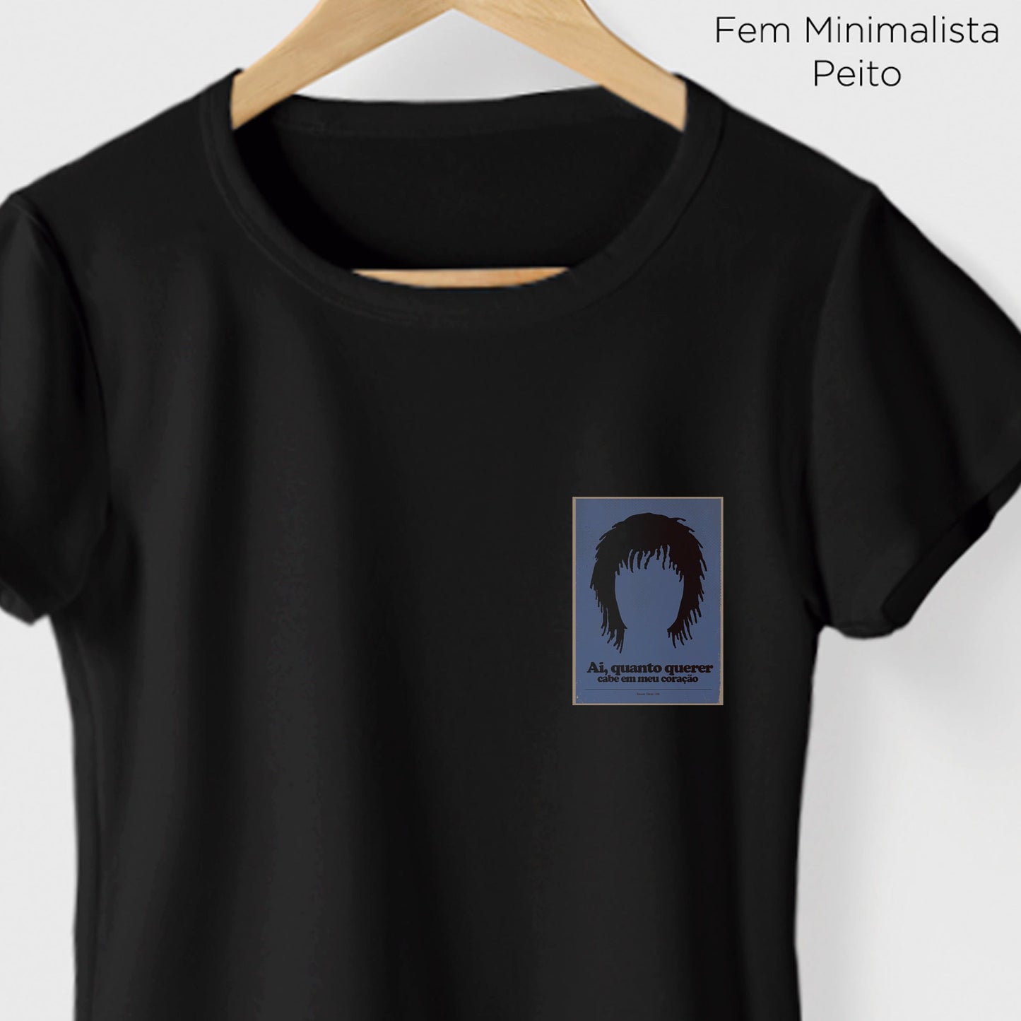 Camiseta Amazônia MPB DJAVAN - PRETO - cód 10049
