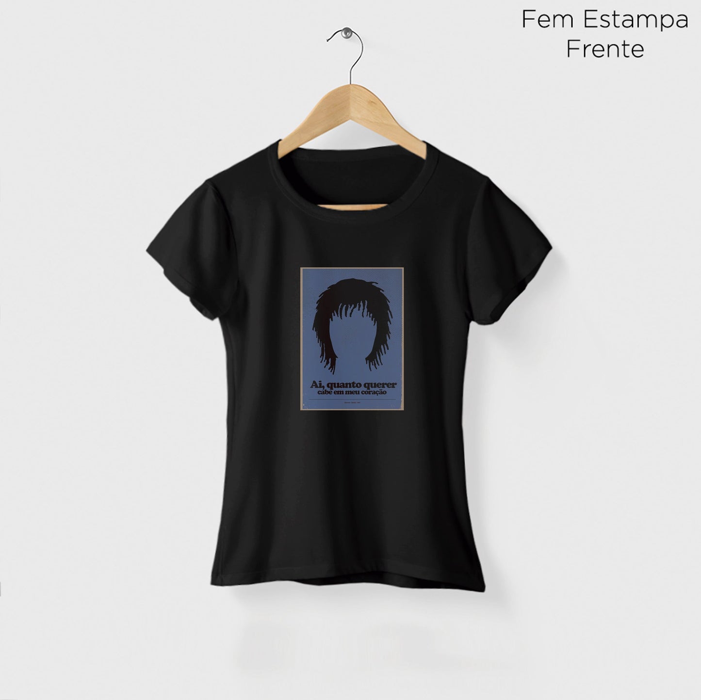 Camiseta Amazônia MPB DJAVAN - PRETO - cód 10049