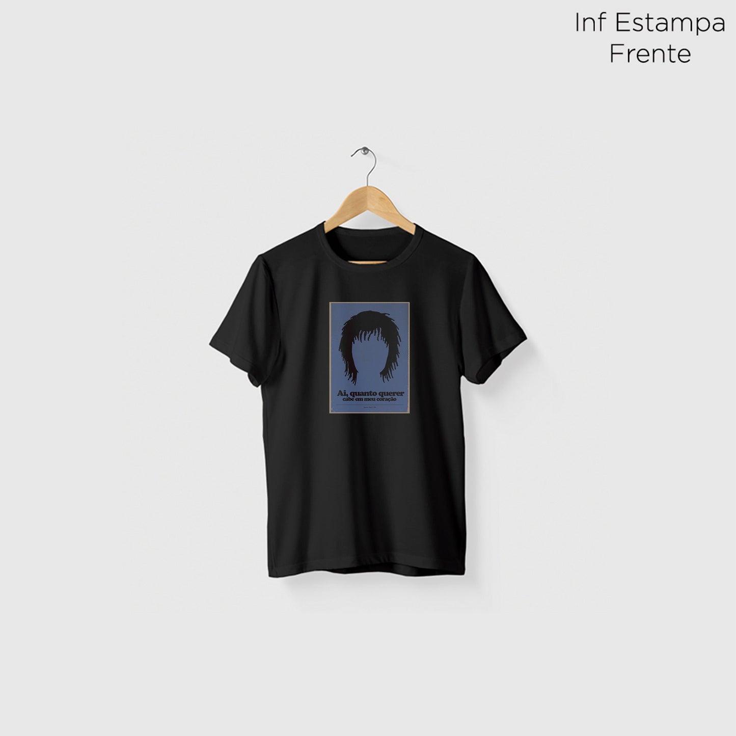 Camiseta Amazônia MPB DJAVAN - PRETO - cód 10049