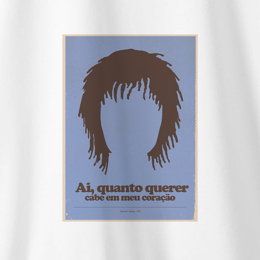 Camiseta Amazônia MPB DJAVAN - BRANCO - cód 10049