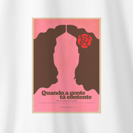 Camiseta Amazônia MPB GAL COSTA - BRANCO - cód 10052