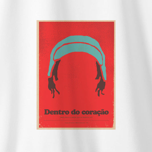 Camiseta Amazônia MPB MILTON NASCIMENTO - BRANCO - cód 10059