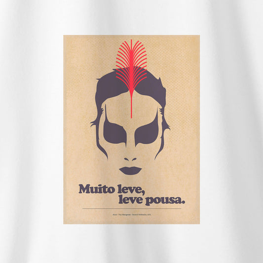 Camiseta Amazônia NEY MATOGROSSO - BRANCO - cód 10060