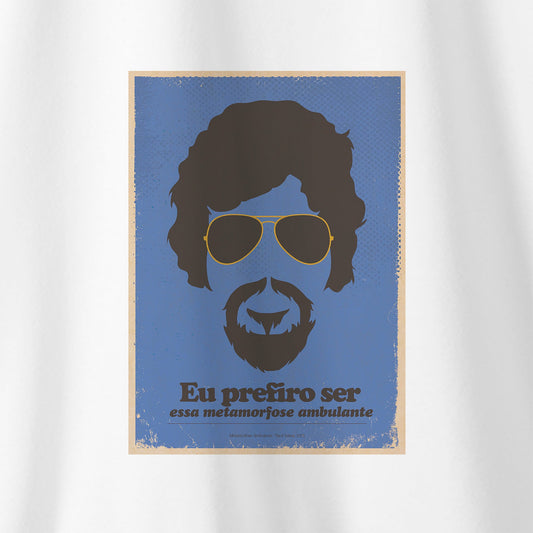Camiseta Amazônia MPB RAUL SEIXAS - BRANCO - cód 10062