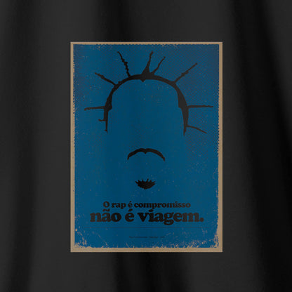 Camiseta Algoodão Preto - cód 10066
