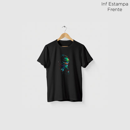 Camiseta Algoodão Preto - cód 10073