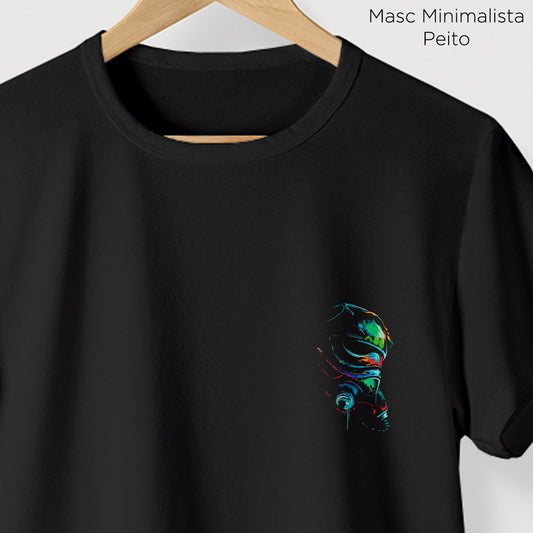 Camiseta Algoodão Preto - cód 10073