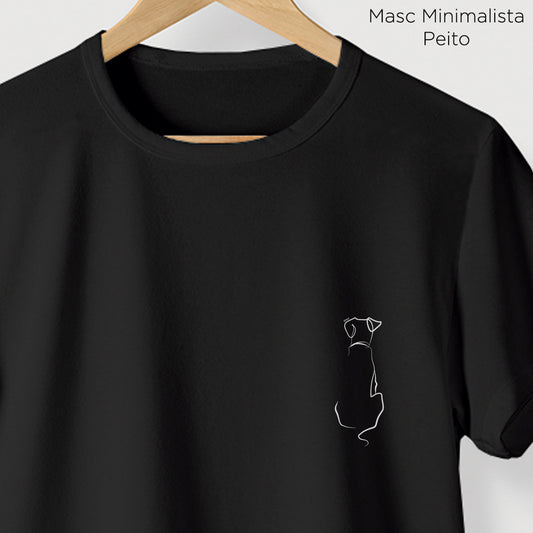 Camiseta Algoodão Preto - cód 10075