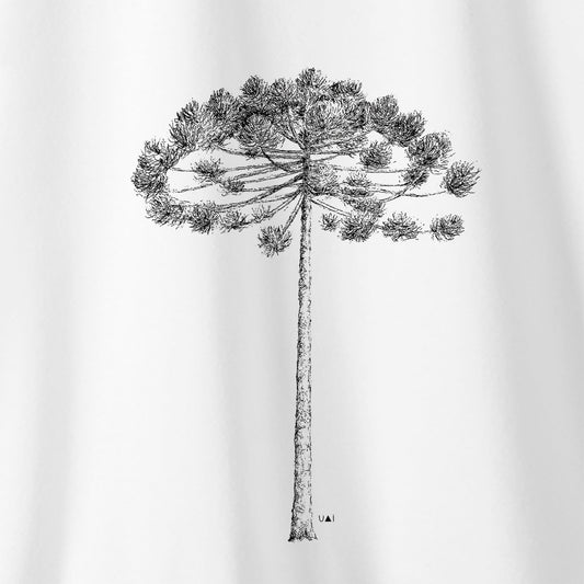 Camiseta Amazônia ARAUCÁRIA - BRANCO - cód 10502