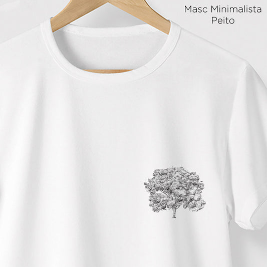 Camiseta Amazônia PAU-BRASIL - BRANCO - cód 10506