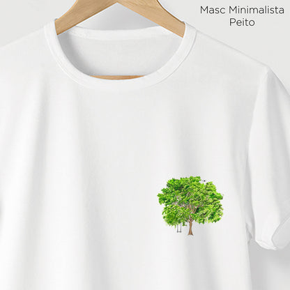 Camiseta Amazônia PAU-BRASIL - BRANCO - cód 10557