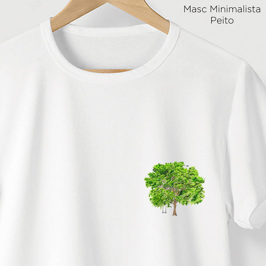 Camiseta Amazônia PAU-BRASIL - BRANCO - cód 10557
